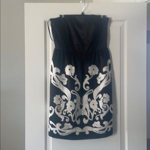 White House/Black Market strapless cocktail dress